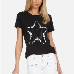 Lauren Moshi Edda Elements Star vintage Tee XS NWT